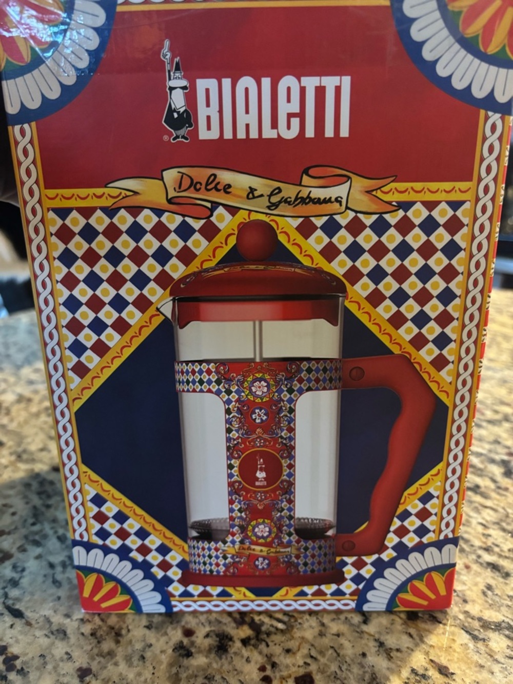 Dolce & Gabbana Red Decorative French Press